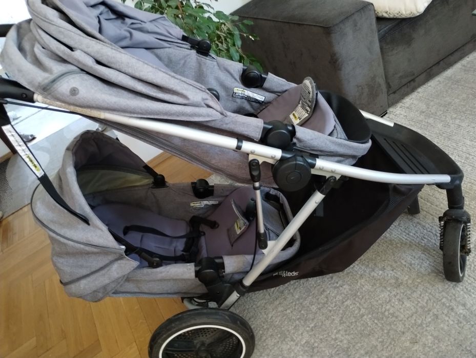 Wózek podwójny bliźniaczy Phil teds