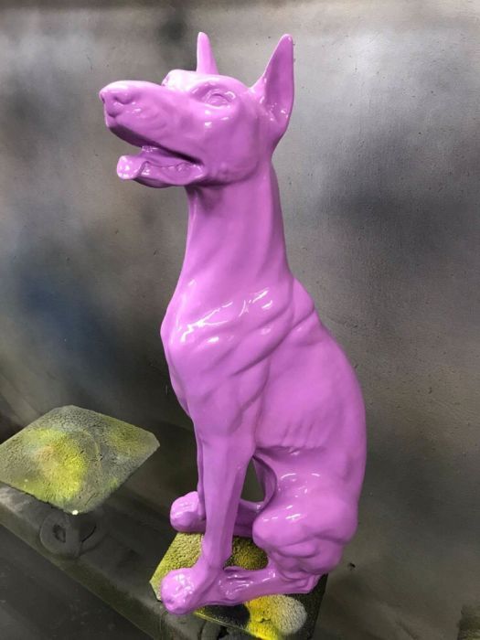 Pies Doberman Figura Różne kolory 90cm