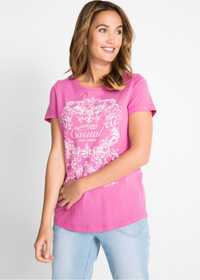 T-shirt różowa 100% Bawełna Rozmiar 40/42