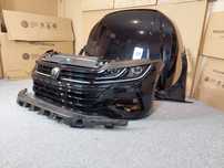 VW ARTEON R Model Lift 2021-2024 Kompletny przod Maska Zderzak Pas Lampy Blotniki