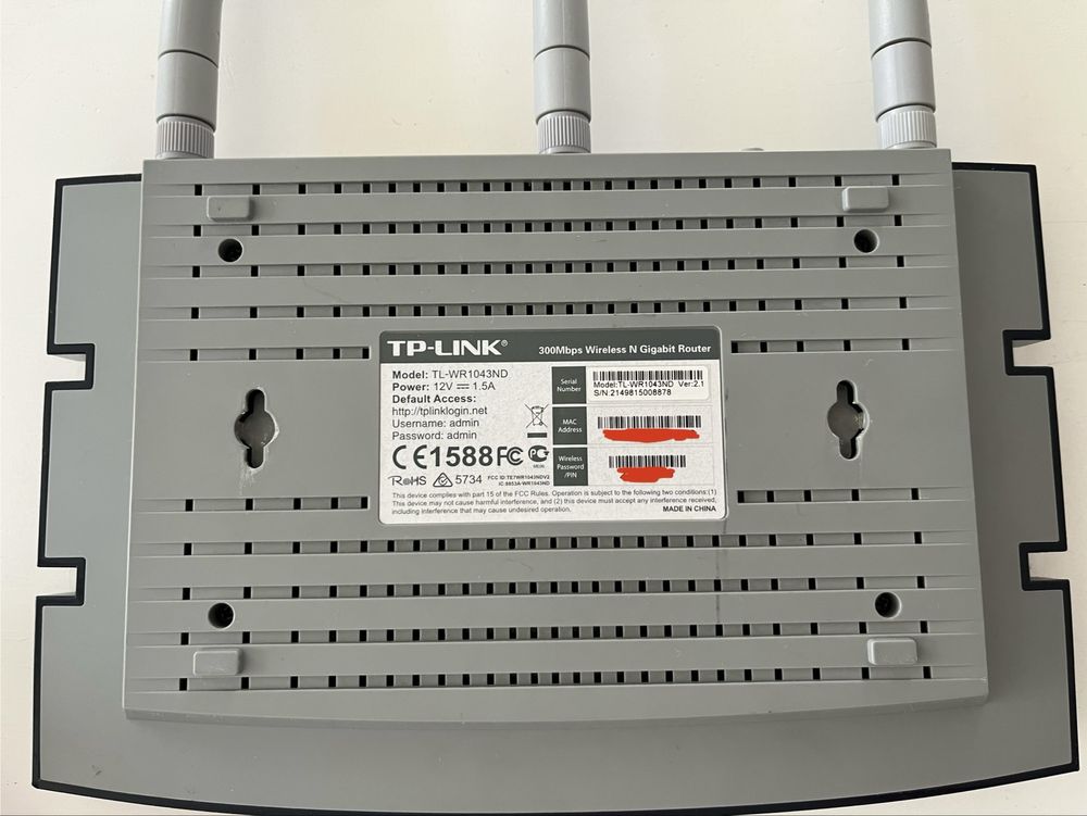 Router TP-LINK Wireless N TL-WR1043ND