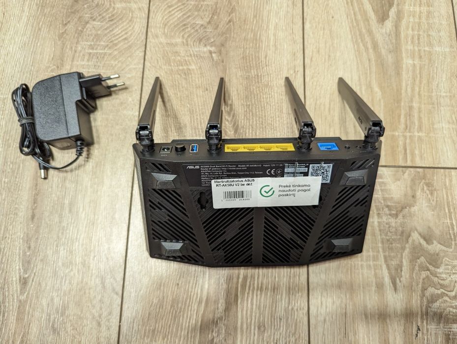 Цими вихідними Маршрутизатор Asus RT-AX58U V2 AX3000 WiFi6 AiMesh