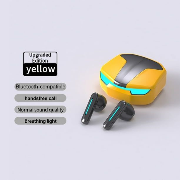 Bezprzewodowe Słuchawki Bluetooth Y9, Gamingowe, Świecące, Białe