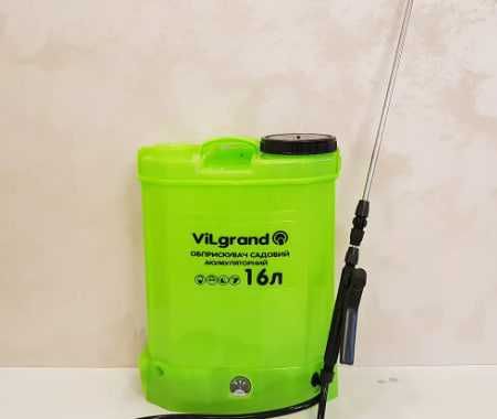 Опрыскиватель аккумуляторный Vilgrand SGA-16RP оприскувач 16 л