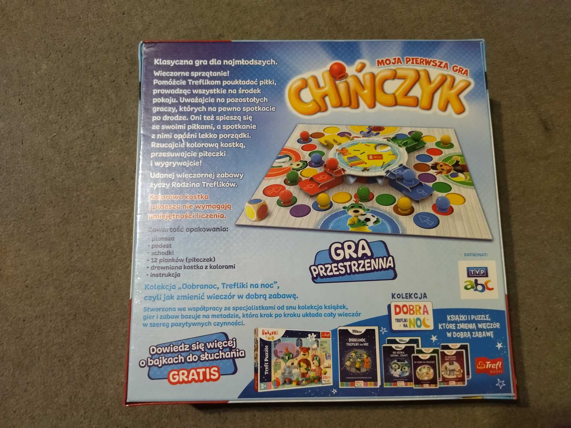 Gra chińczyk rodzina treflików nowa
