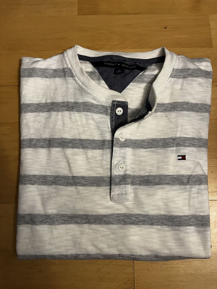 Koszulka z długim rękawem Tommy Hilfiger rozm M w paski