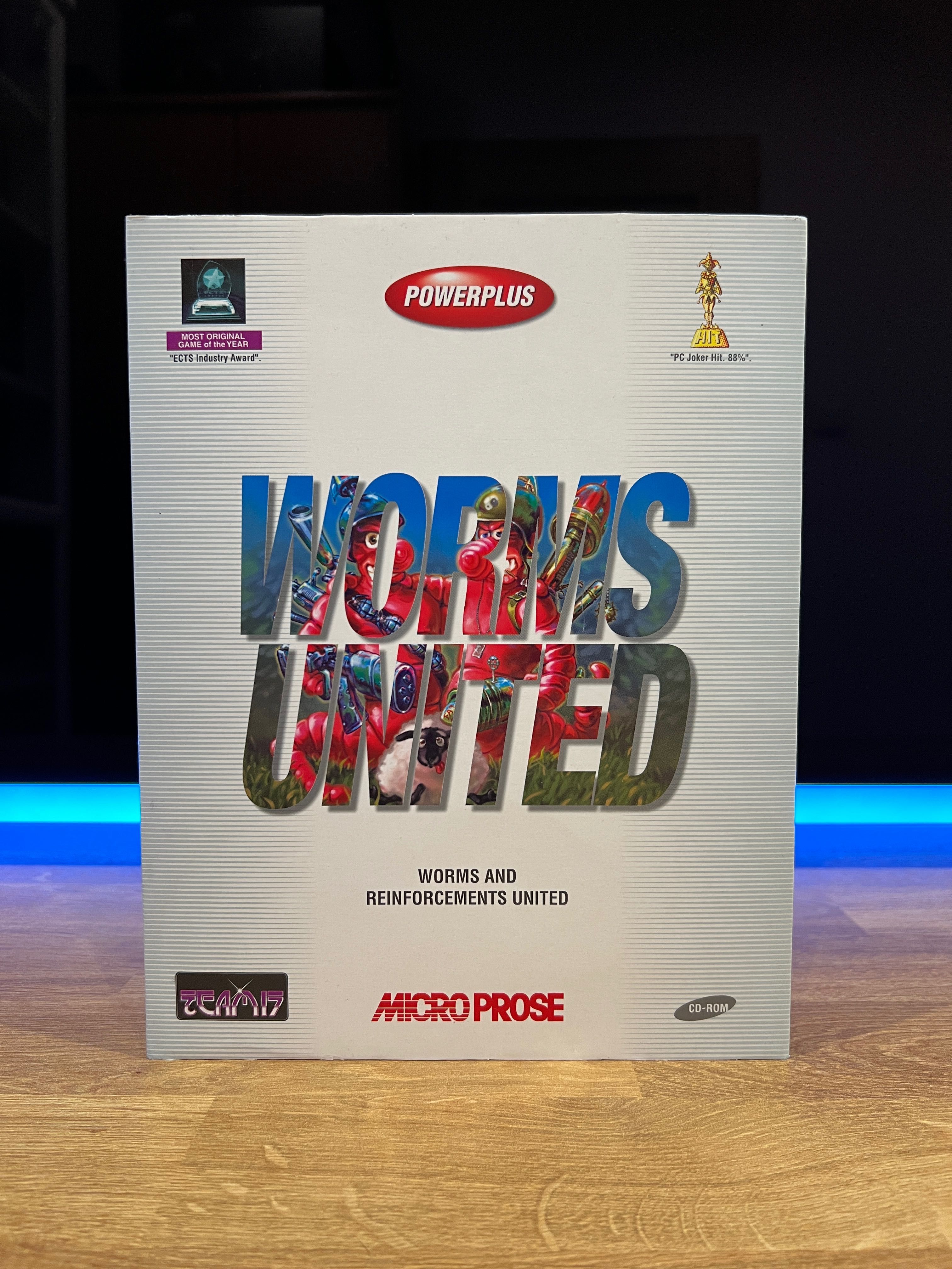 Worms United (PC EN 1996) BIG BOX angielskie wydanie PowerPlus