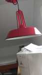 Stylowa lampa wisząca Alvar Britop | Nowa, czerwona, metalowa