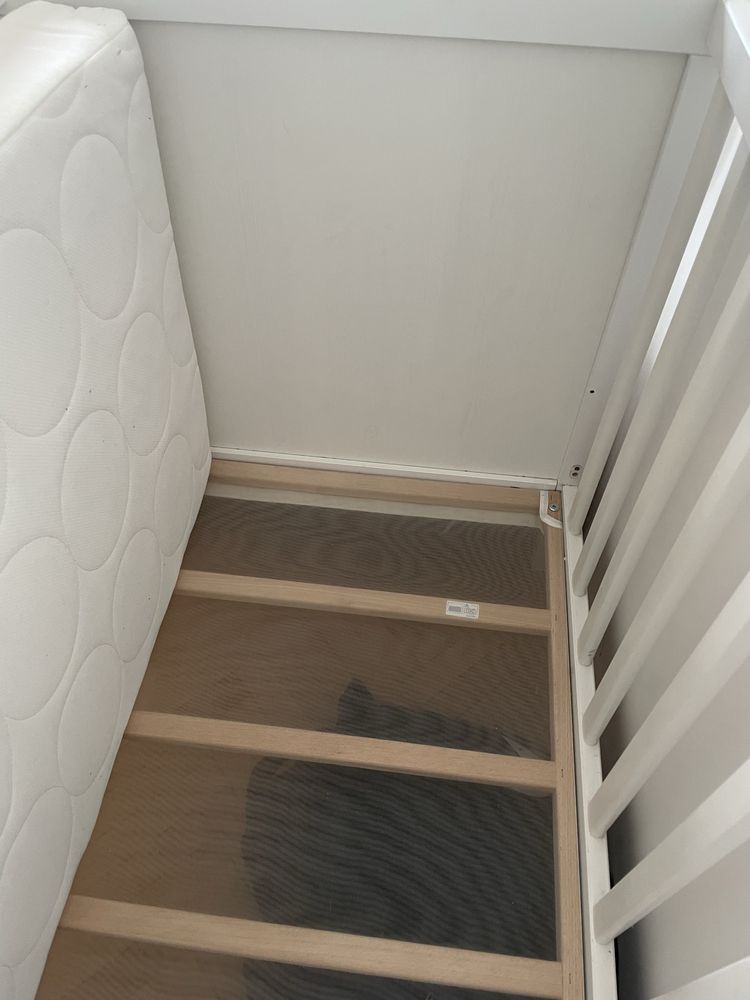 Łóżeczko Ikea Sundvik 120x60 białe Łóżko dla dziecka
