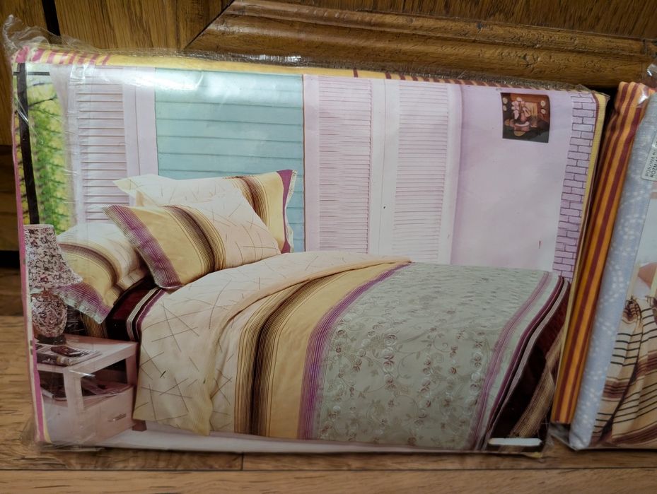 2 nowe komplety pościeli 160x200 cm + 2x poszewki – różne wzory!