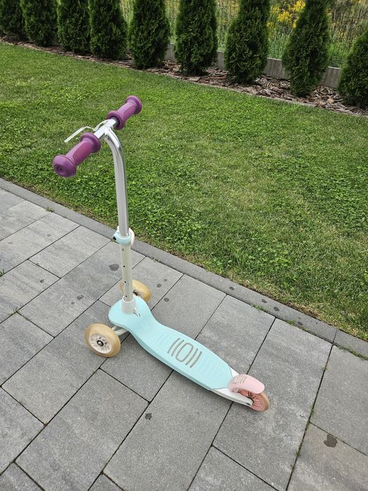 Hulajnoga Oxelo B500, miętowa, 3 kołowa