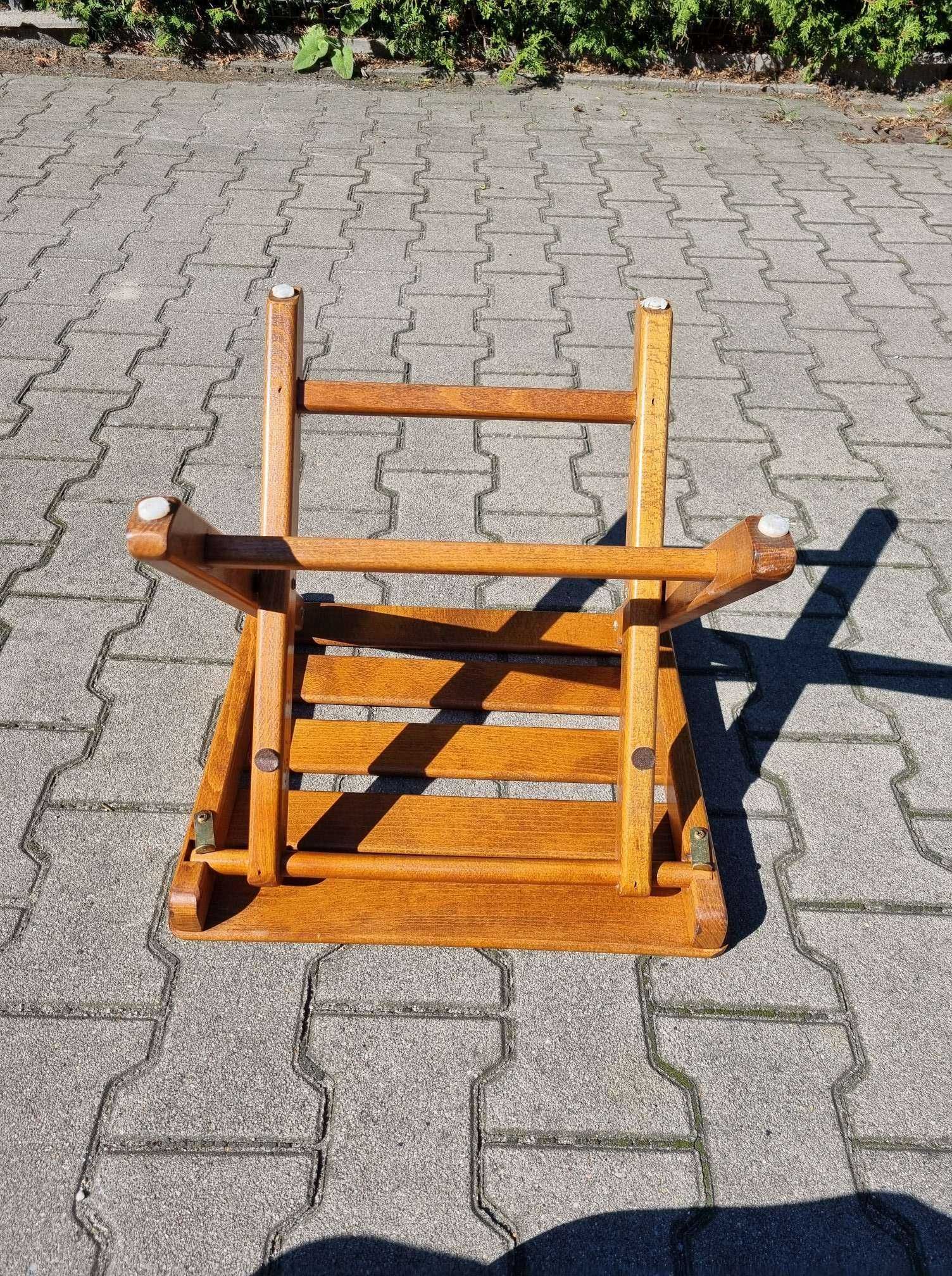 składane krzesełko drewno