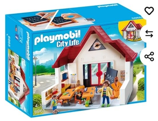 Escola e Carrinha transporte escolar Playmobil