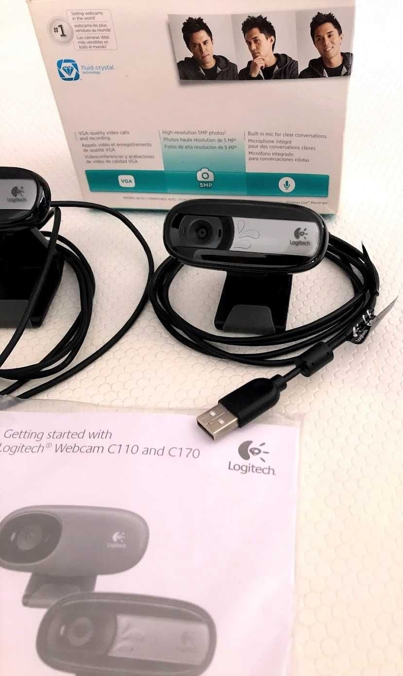 2x webcams Logitech C170 como novas