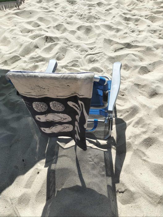 Cadeira de praia reclinável
