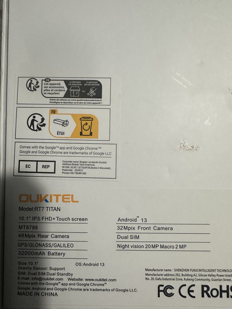 Oukitel RT7 TITAN