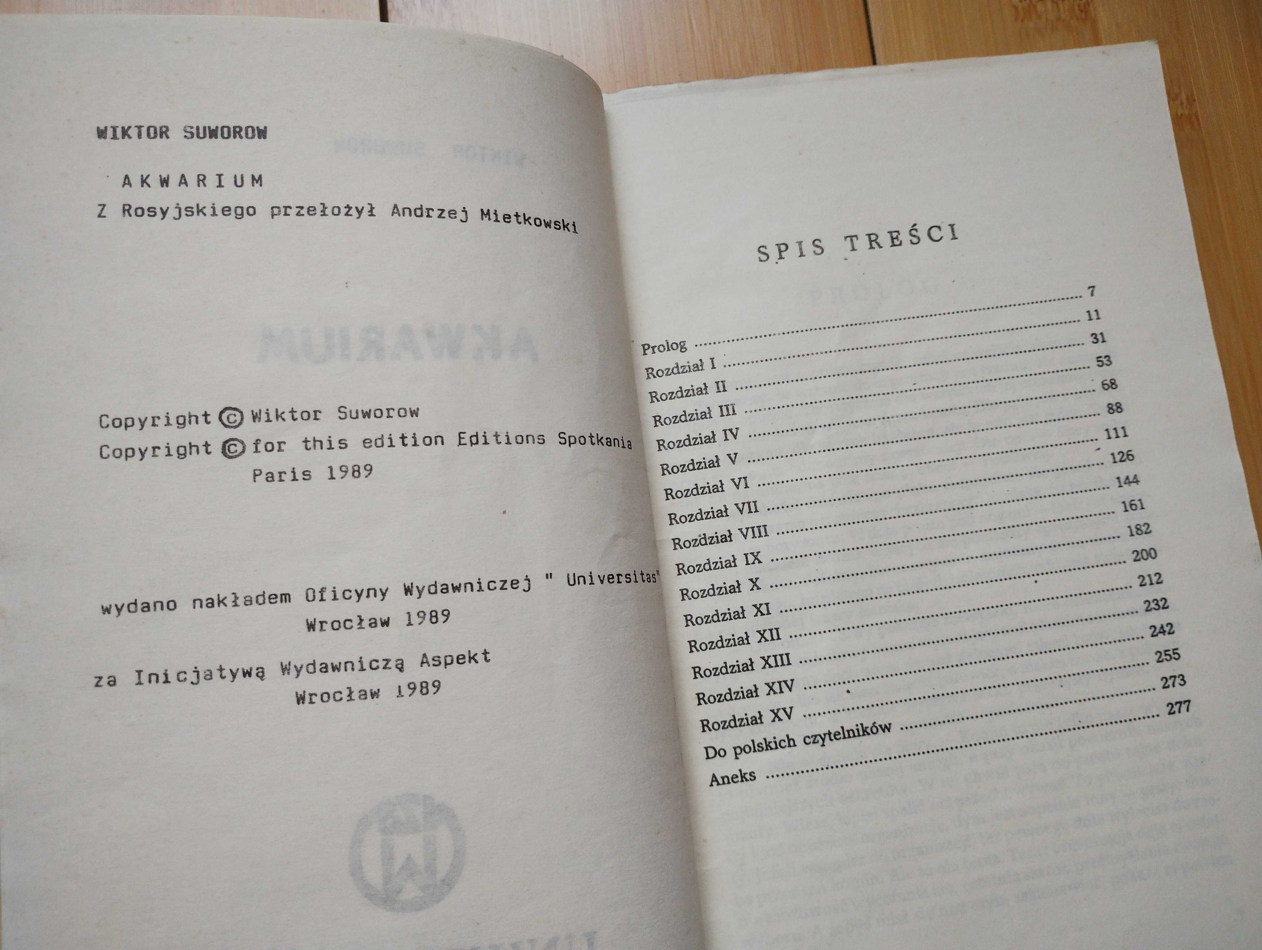 Wiktor Suworow - Akwarium + Oczyszczenie