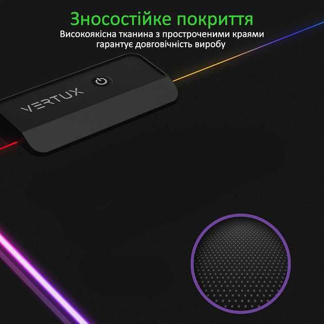 Килимок для миші/коврик для мыши Vertux Swiftpad-XL Black