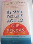 Livro "És mais do que aquilo que pensas"