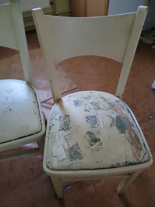 Krzesła Vintage PRL 3 szt., do renowacji. Odbiór osobisty Zielona Góra