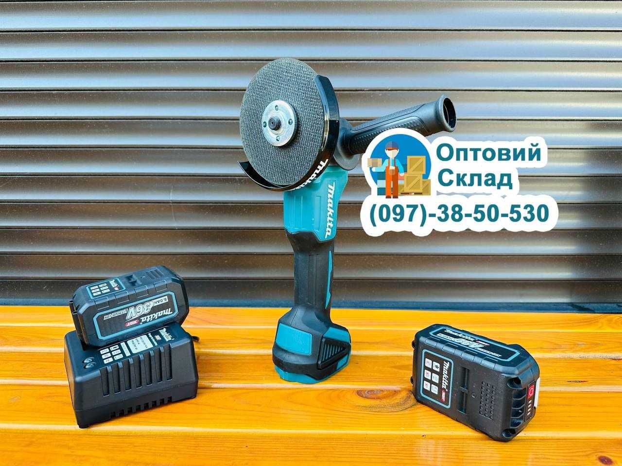 Кутова шліфувальна машина Makita DGA504BL Болгарка 125круг ( 36V-8Aч )