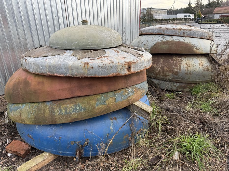 Dennica stalowa dno zbiornika Firepit 180 cm 190 cm 150 cm