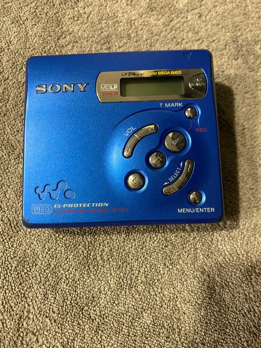 Мінідиск пишучий плеєр на акумуляторі Sony Walkman mz - r501