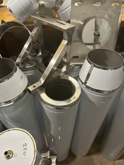 150-160 Димохід висока якість нержавійка комбіновані сендвич