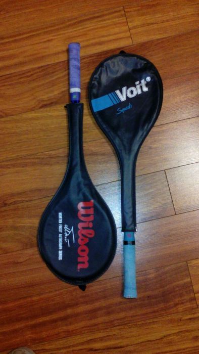 Raquetes de squash