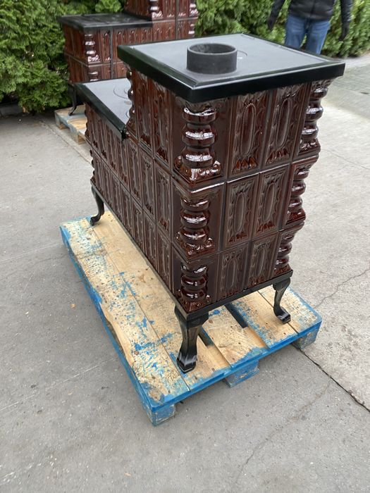 piec kaflowy kuchenny, kuchnia kaflowa kuchnia wiejska angielka