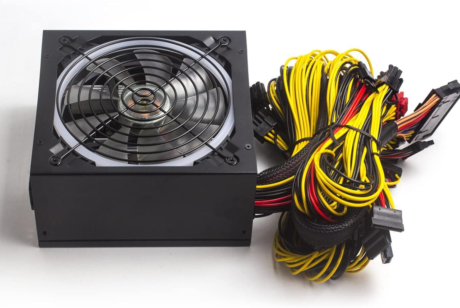 Zasilacz HotTopStar 1800W RGB do 8GPU ETH ATX 12V Active PFC, 180-260V
