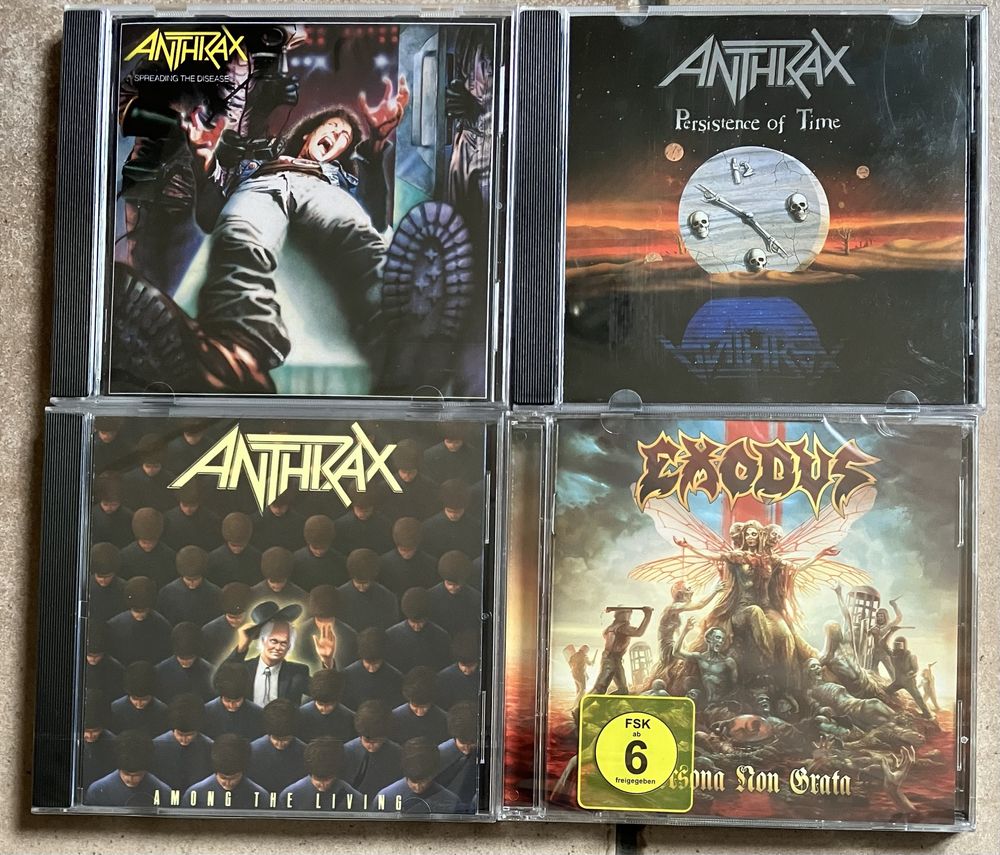 Iron Maiden, Metallica, Anthrax, Exodus