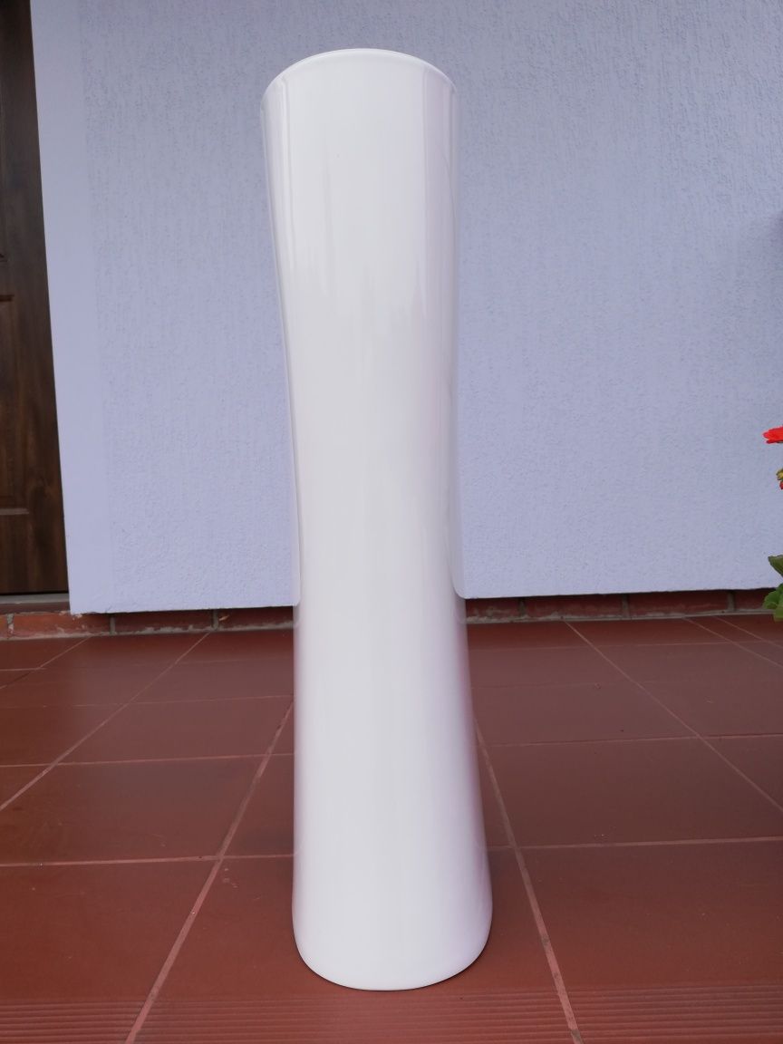 Umywalka ścienna 55cm z postumentem