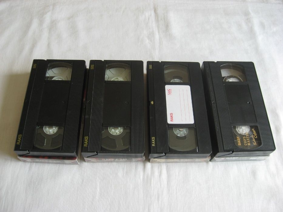 Кассеты видео с записью Panasonic, Sony, RAKS, SKC (180 - 240 мин)