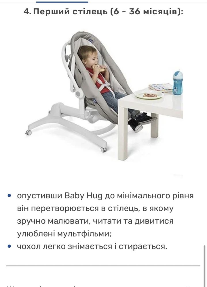 Люлька Chicco Baby Hug Air 4 in 1