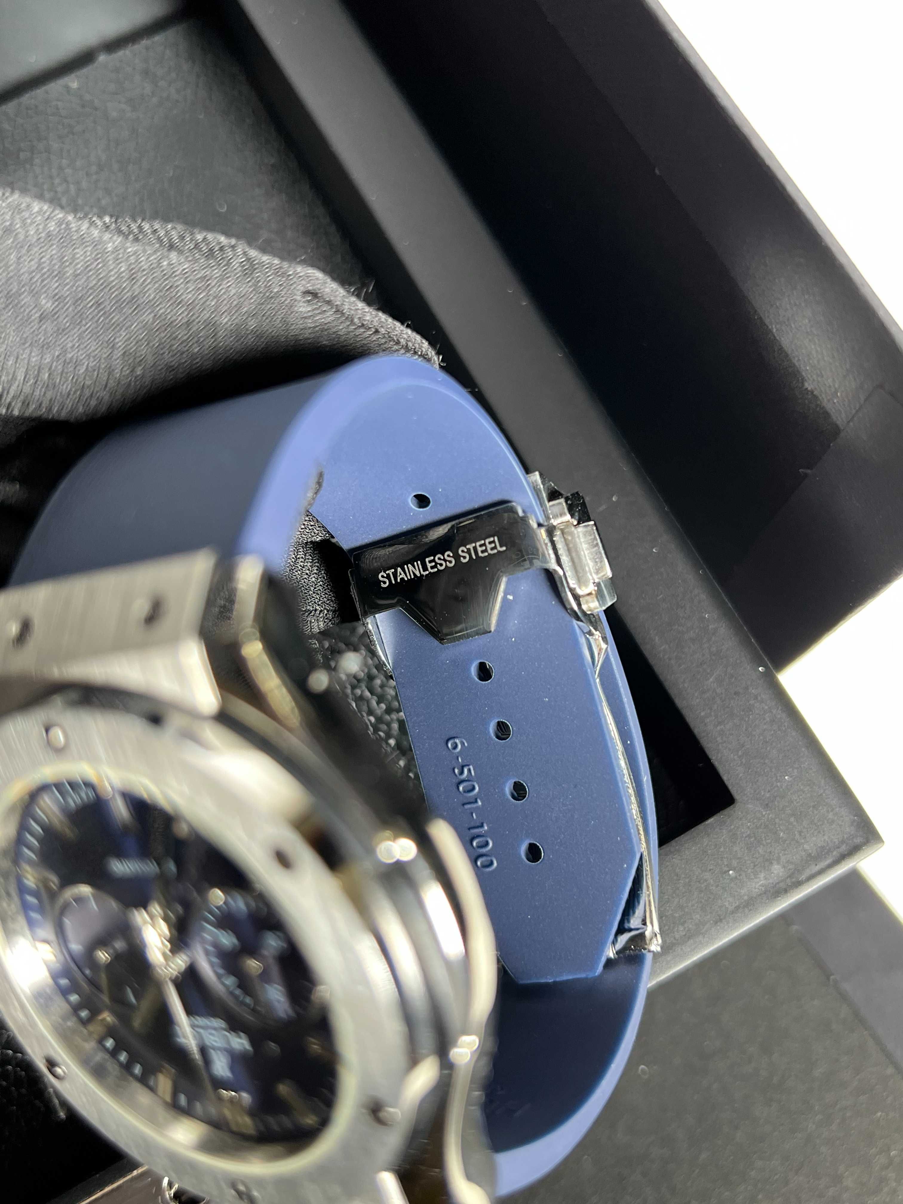 Часы Hublot Classic Fusion Chronograph Titanium Blue