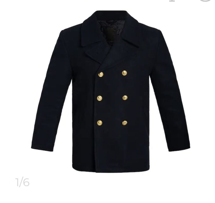 Морской пальто-бушлат