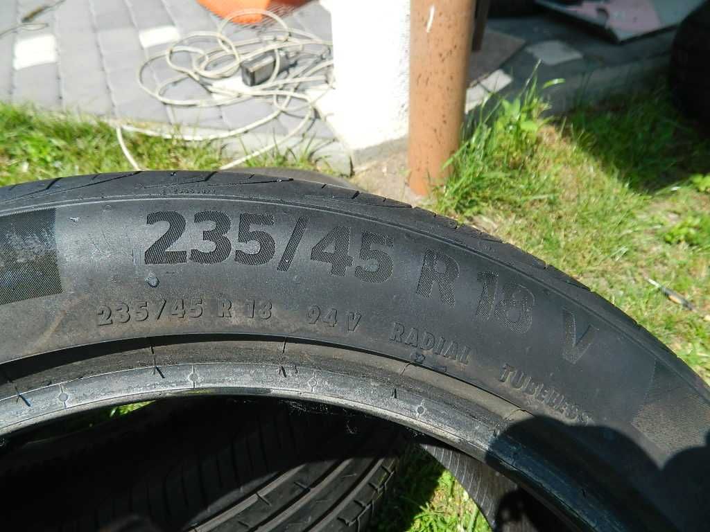 Шина колеса резина R18 235/45 Continental PremiumContact 6 2шт Літо