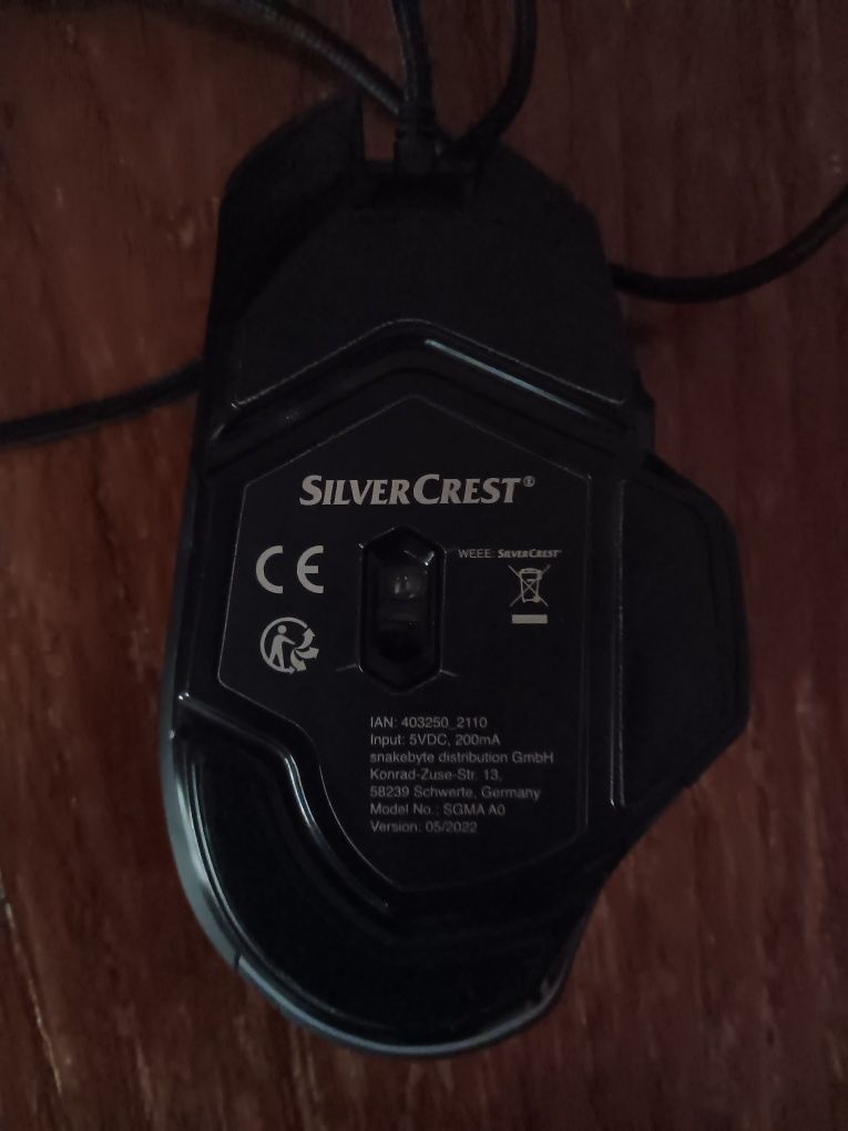 Rato marca Silver Crest com 5 botões extra