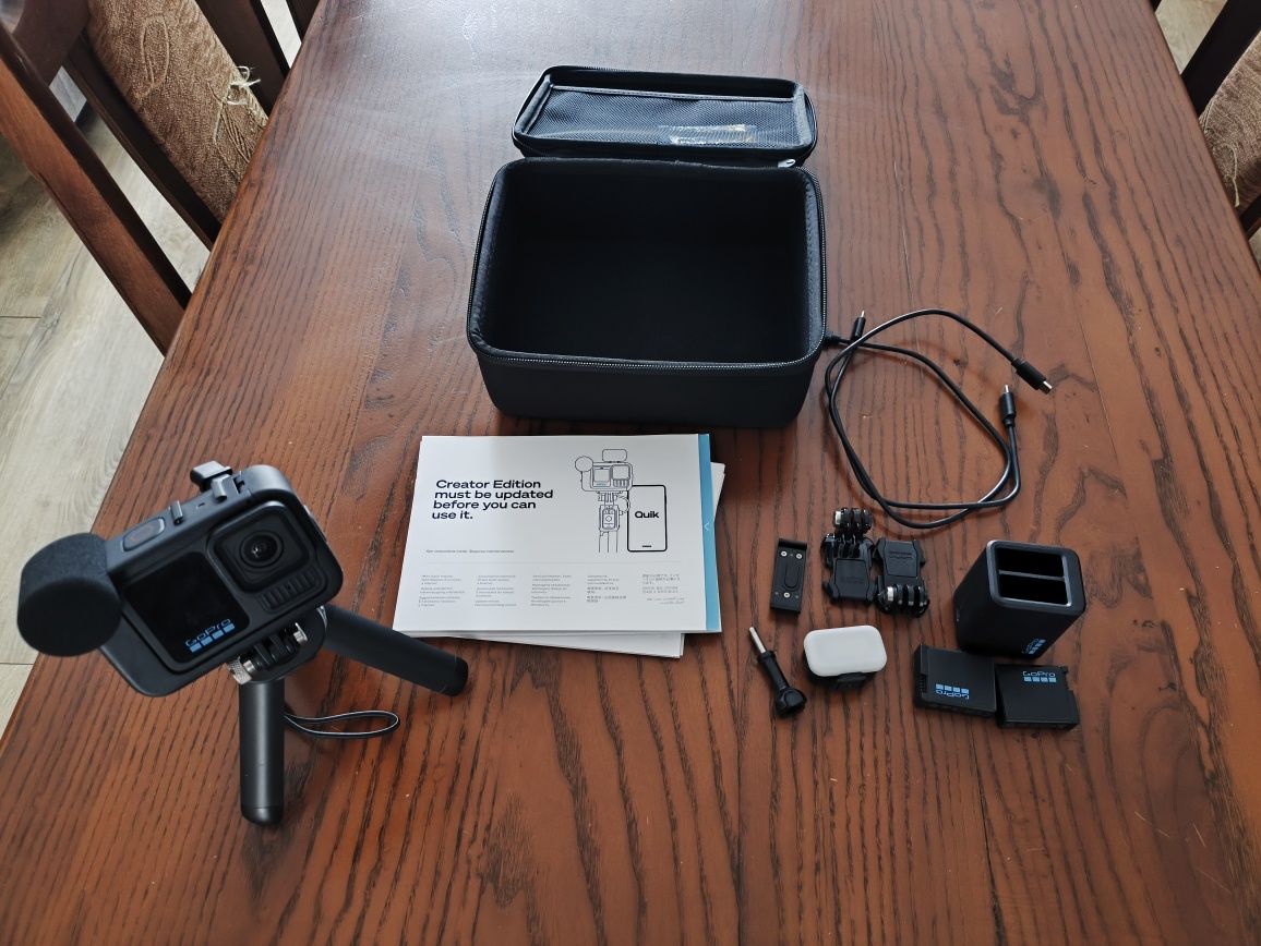 GoPro Hero 13 black creator Combo edition. Volta go pro + hub i akumul