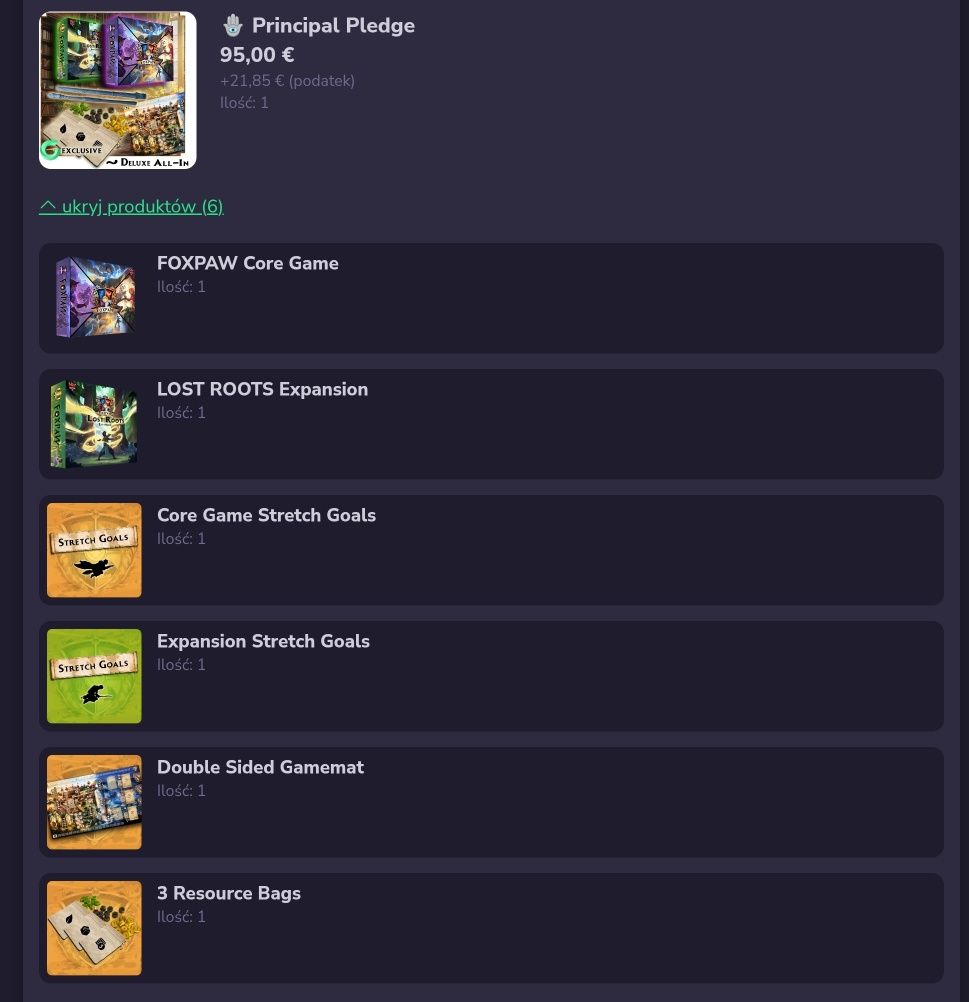 Foxpaw Principal Pledge All-in Gamefound