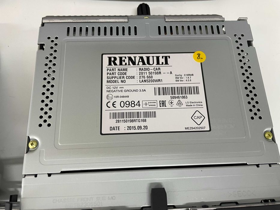 Radio nawigacja  MASTER III DACIA CAPTUR nowa oryginalna