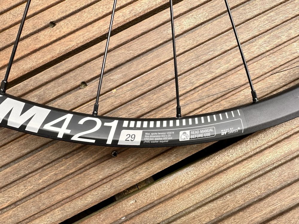 Koła MTB 25mm 29" DT Swiss XM421, piasty 350, CL, MS, 1750g gwarancja