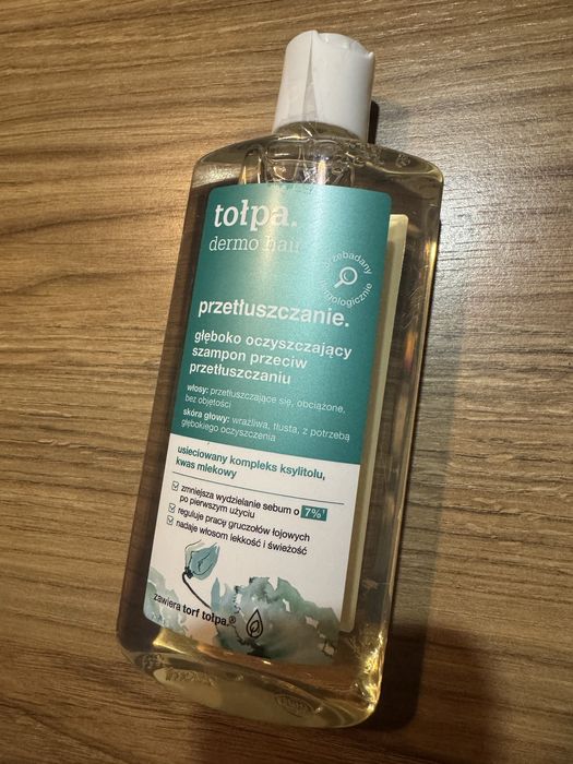 Tołpa szampon przetluszczanie dermo hair