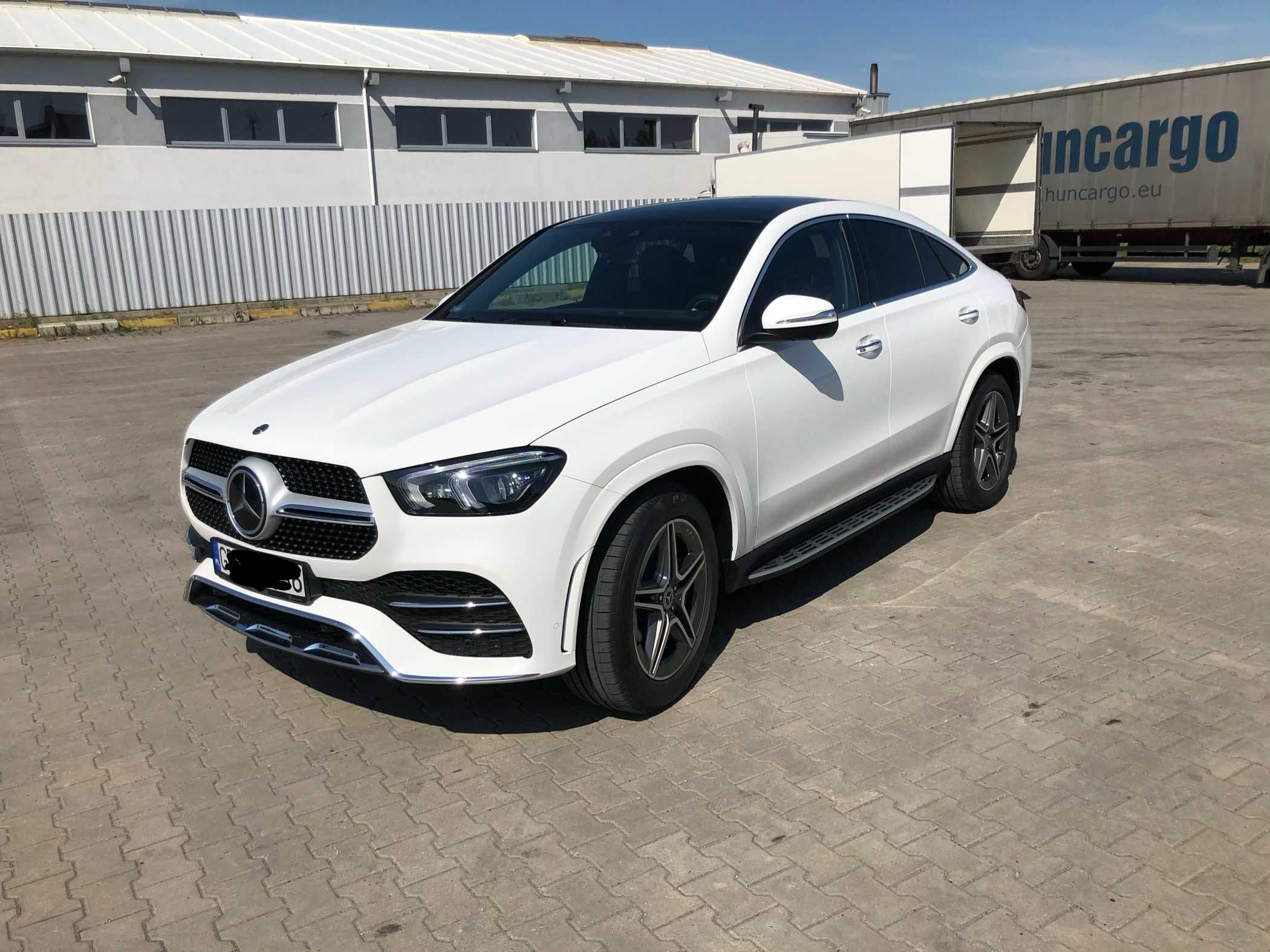 Samochód do Ślubu Mercedes GLE COUPE AMG Biały  Działdowo