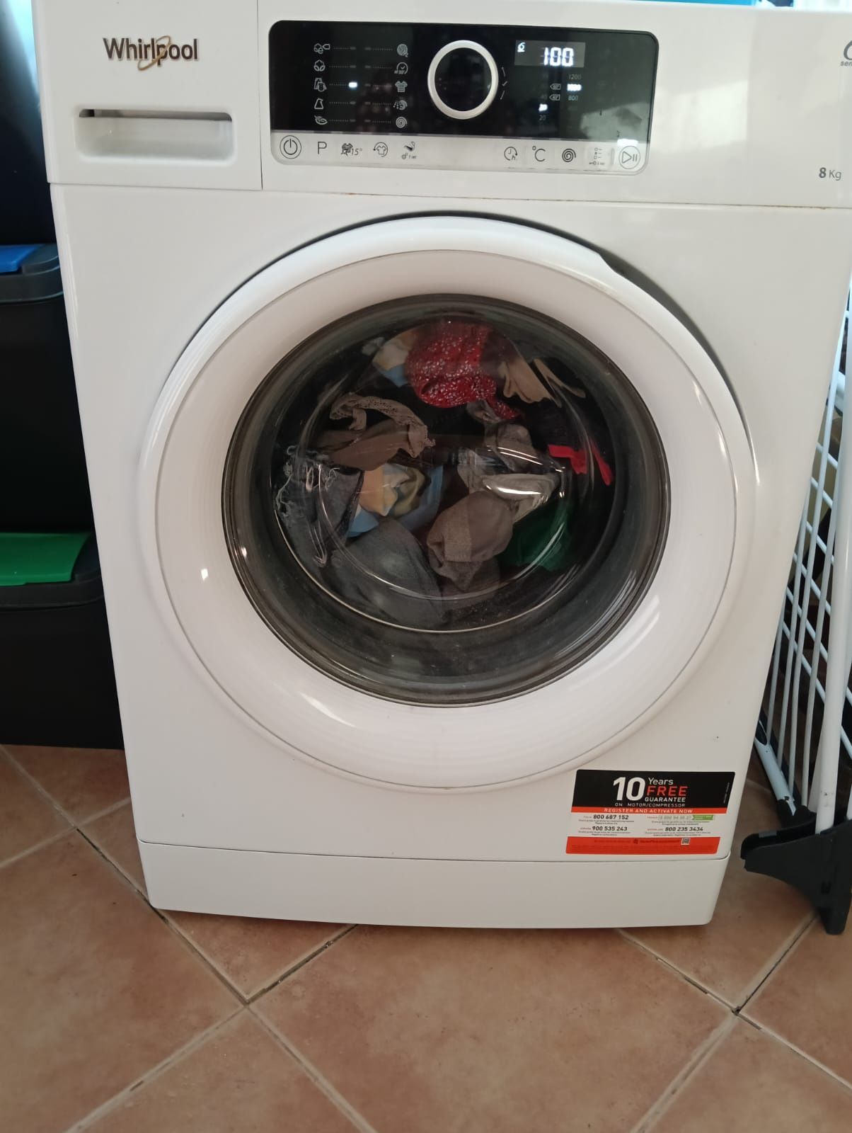 Máquina de lavar whirlpool 8 kl em perfeitas condiçoes