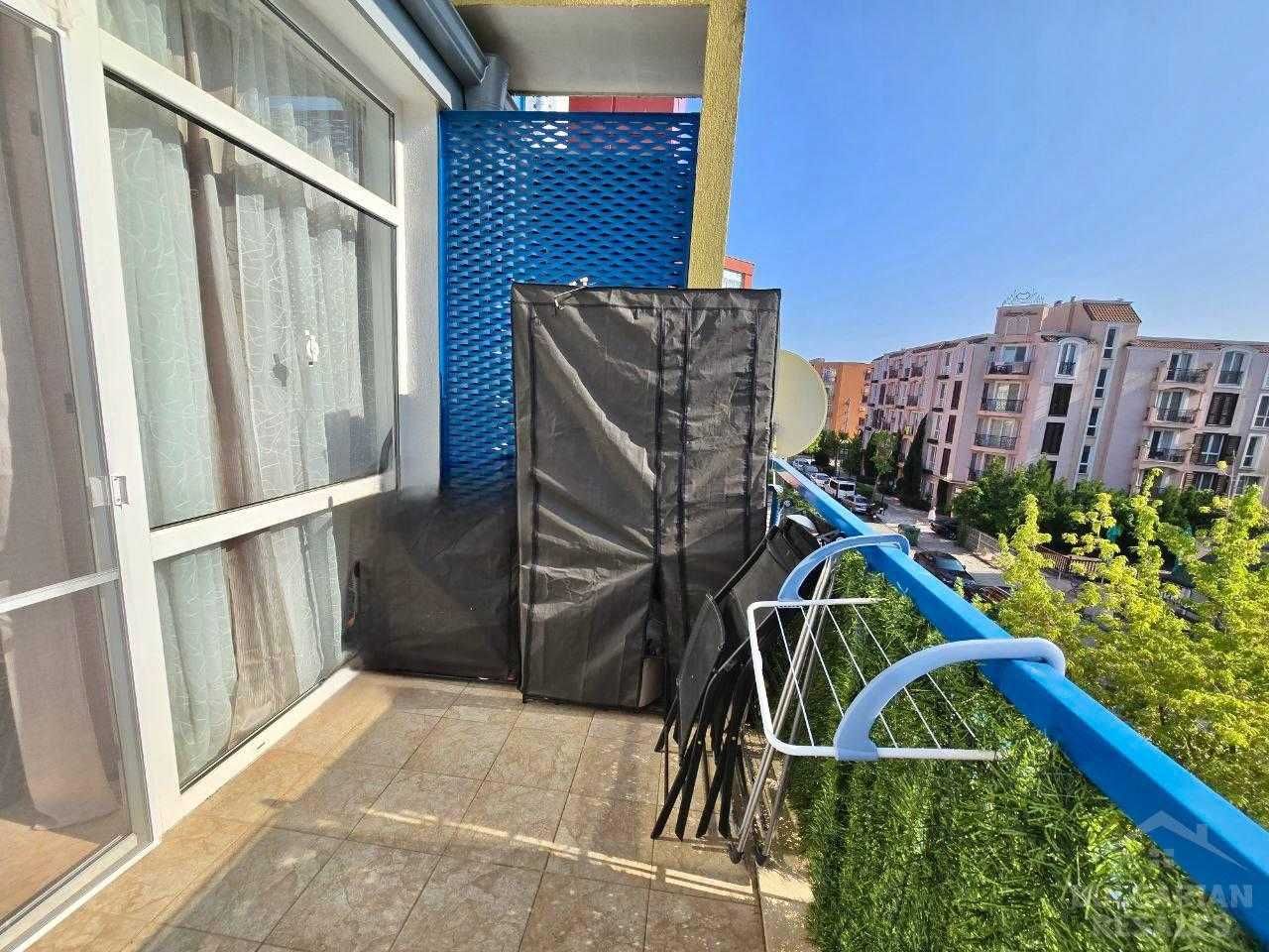 Студия в Болгарии в хорошем комплексе в районе популярного пляжа