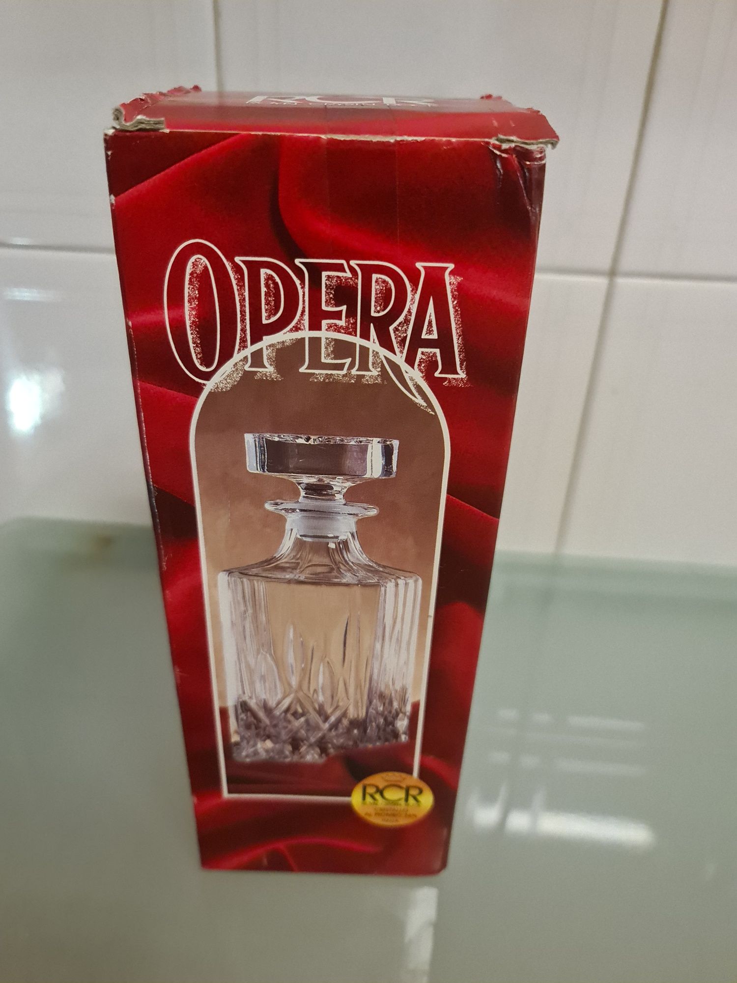 Garrafa de cristal