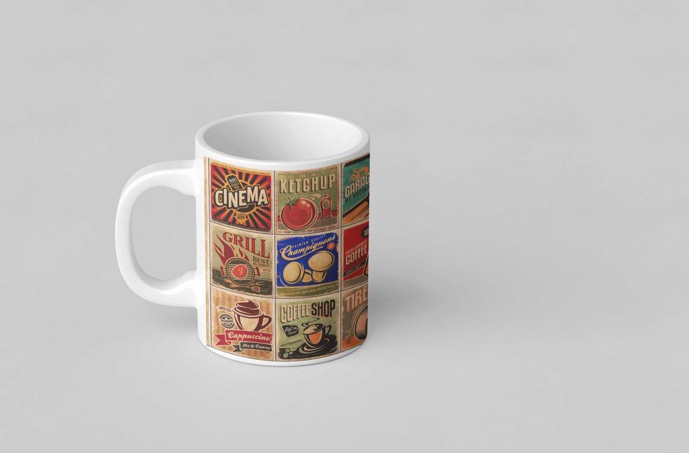 Caneca Personaliza Tema Conjunto de Heróis #5008