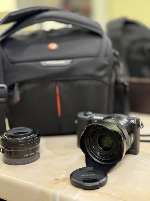 Фотоапарат Sony A5100+ Kit 16-50mm+ обʼєктив фікс Sony E 35mm F/1.8